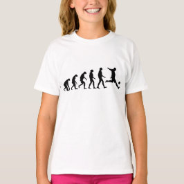 Evolutie van de Voetbal T-shirt
