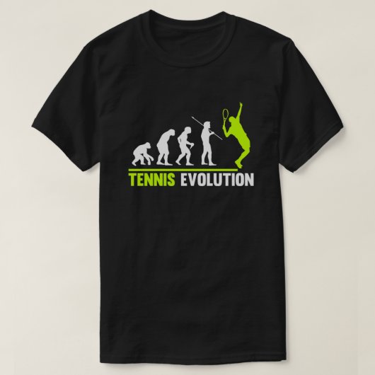 Evolutie van de wettige tennis t-shirt (Design voorkant)