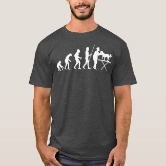 Evolutie van dierenarts t-shirt