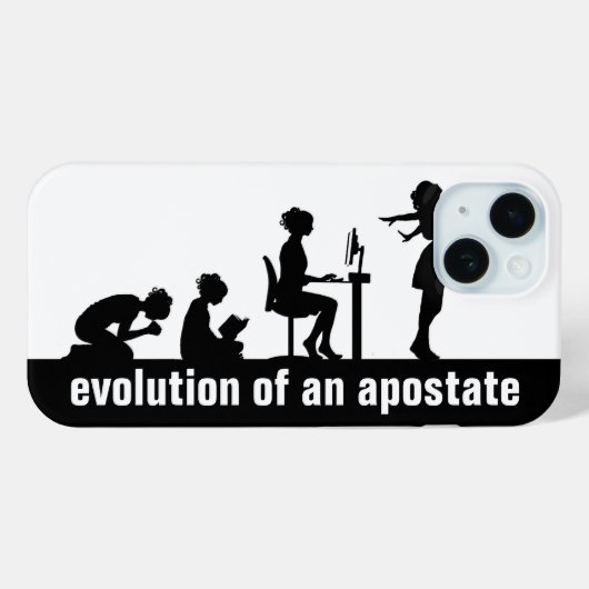 "Evolutie van een Afvallige" Case-Mate iPhone Case (Achterkant (horizontaal))