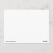 "Evolutie van een apostaat" Briefkaart (Achterkant)