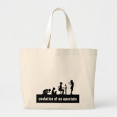 "Evolutie van een apostaat"-Canvas tas (Voorkant)