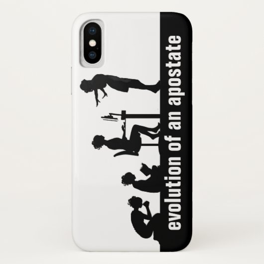 "Evolutie van een apostaat" Case-Mate iPhone Case (Achterkant)