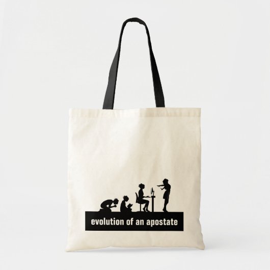 "Evolutie van een apostaat" Tote Bag (Voorkant)