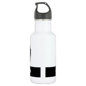 "Evolutie van een apostaat" Waterfles (Achterkant)