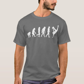 Evolutie van een breakdancer Funny Dancing cadeau T-shirt