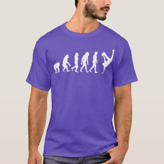 Evolutie van een breakdancer Funny Dancing cadeau  T-shirt