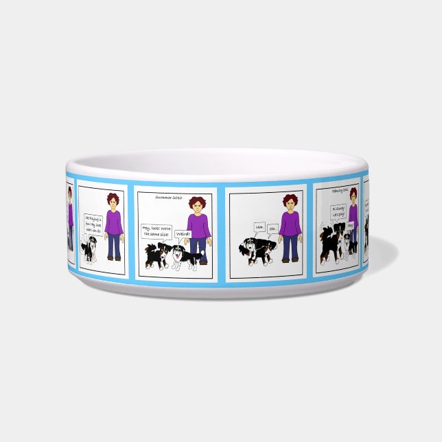 Evolutie van een Canine Friendship-pet bowl (kleur Voerbakje (Voorkant)