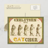 Evolutie van een Catcher Briefkaart (Voorkant / Achterkant)