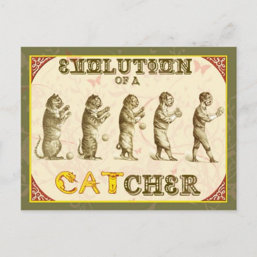 Evolutie van een Catcher Briefkaart (Voorkant)