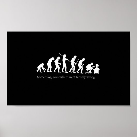 Evolutie van een coder poster (Voorkant)