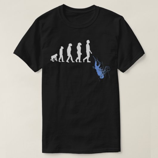 Evolutie van een duiker van de scuba, vemaster Sno T-shirt (Design voorkant)