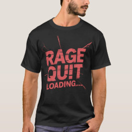 Evolutie van een Gamer & Rage Quit - Dubbelzijdige T-shirt