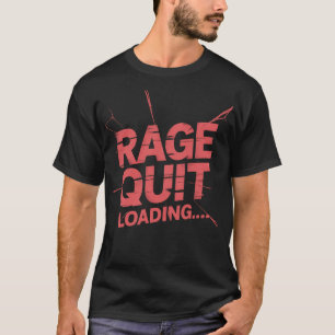 Evolutie van een Gamer & Rage Quit - Dubbelzijdige T-shirt