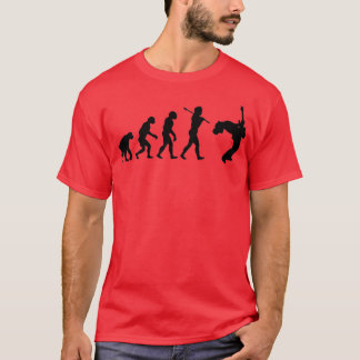 EVOLUTIE VAN EEN GITAIRE SPELER Essentieel T-shirt