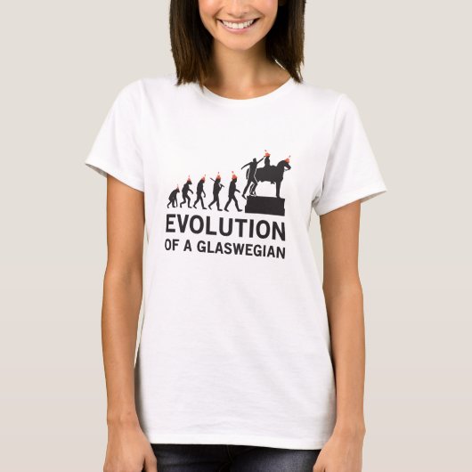 Evolutie van een Glaswegs shirt (Glasgow) (Voorkant)