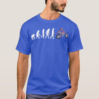 Evolutie van een motorcross meisje t-shirt