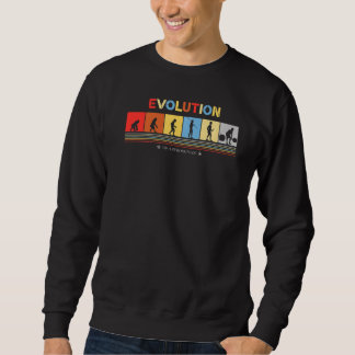 Evolutie van een sterke retro look van de jaren 70 trui