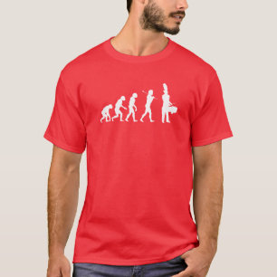 Evolutie van een Tenor Drummer (donkere kleuren) T-shirt