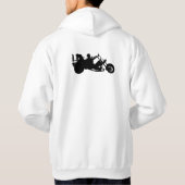 Evolutie van een Triker Trike-liefhebbers Hoodie (Achterkant)