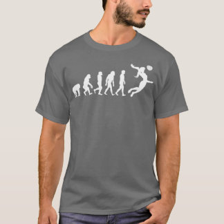 Evolutie van een Volleybal Meisje 1 T-shirt