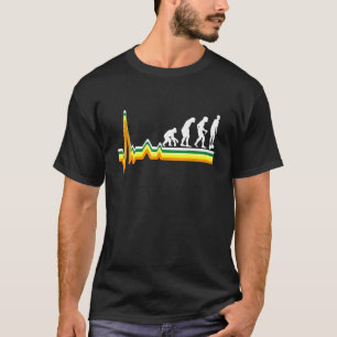 Evolutie Van Eén Wiel Hoverboard Elektrische Skate T-shirt