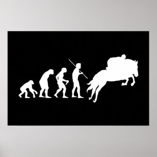 Evolutie van Equestrië van Man naar Horseback Poster