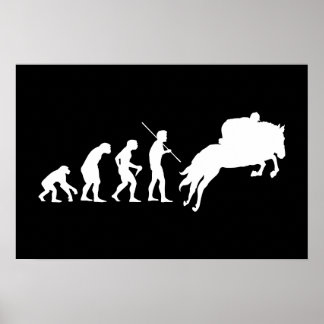 Evolutie van Equestrië van Man naar Horseback Poster