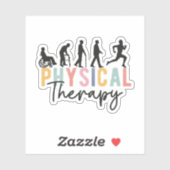 Evolutie van fysieke therapie, fysieke therapie sticker (Vel)