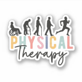 Evolutie van fysieke therapie, fysieke therapie sticker
