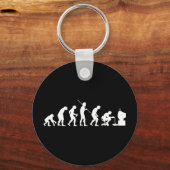 Evolutie van gamer voor videospelletjes sleutelhanger (Voorkant)