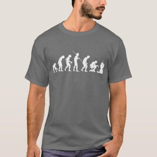Evolutie van gamer voor videospelletjes t-shirt