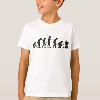 Evolutie van gamer voor videospelletjes t-shirt