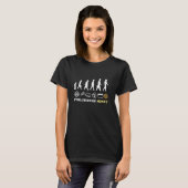 Evolutie van Geld Bitcoin Cryptocurrency Crypto T T-shirt (Voorkant volledig)
