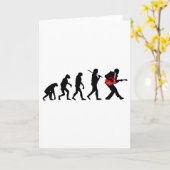 Evolutie van gitaarspeler kaart (Gele Bloem)