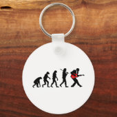 Evolutie van gitaarspeler sleutelhanger (Voorkant)