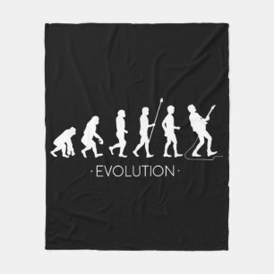 Evolutie van gitarist Shirt, Rock Music Guitar Fleece Deken