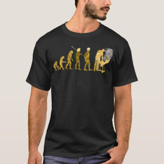 Evolutie van Grill Master BBQ Funny Grilling Famai T-shirt