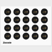 Evolutie van Grill Master BBQ Grappig Grillen Fama Ronde Sticker (Vel)