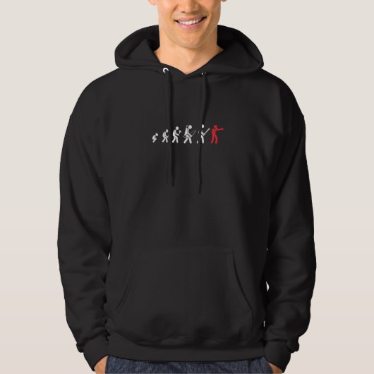 Evolutie van handschoenen van boxer hoodie (Voorkant)