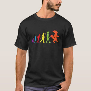 Evolutie van harige dieren Trots harige staart oor T-shirt