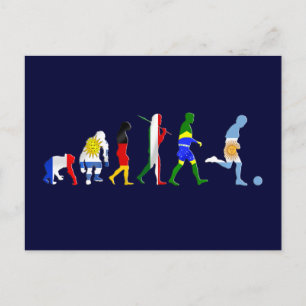 Evolutie van het Argentijnse voetbal Argentijnse f Briefkaart