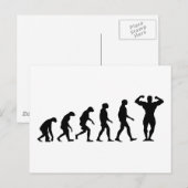 Evolutie van het Bodybuilding Briefkaart (Voorkant / Achterkant)