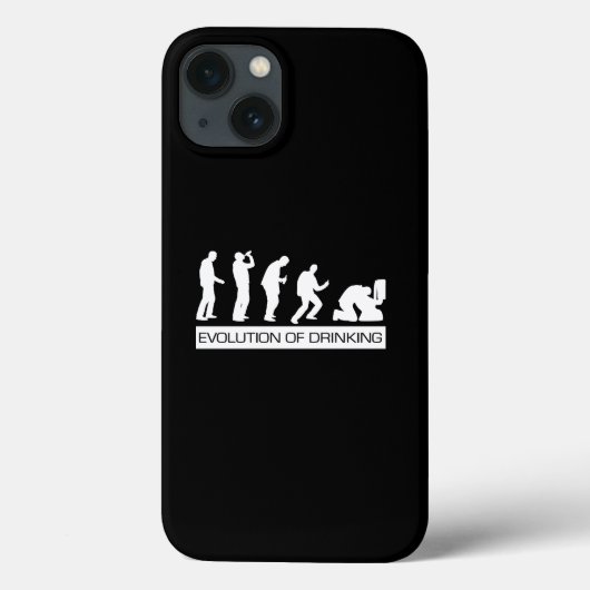 Evolutie van het Drinken Case-Mate iPhone Case (Achterkant)