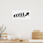 Evolutie van het duiken van scuba poster (Keuken)