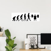 Evolutie van het gewicht poster (Thuiskantoor)