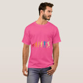 Evolutie van het jagen van de Lover Bowm van de bo T-shirt (Voorkant volledig)