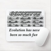 Evolutie van het korvet muismat (Met muis)