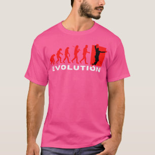 Evolutie van het Man basketbal - van aap tot Aweso T-shirt