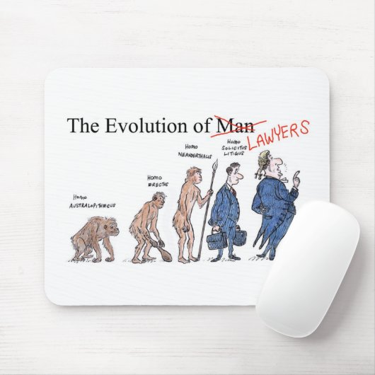 Evolutie van het Man muispad Muismat (Met muis)